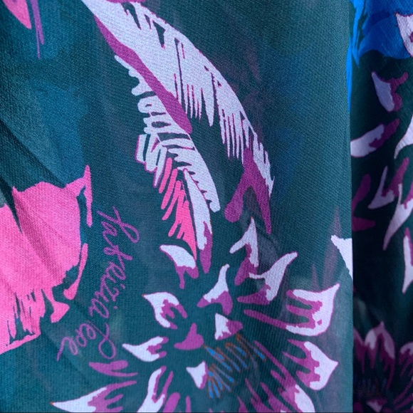 Patrizia Pepe Tropical Flower High-Low Hem Skirt - IT 40 - Picture 8 of 9